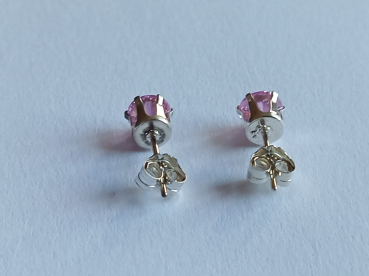pinke zirkonia-silber-ohrringe----